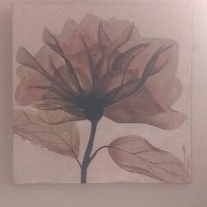 Abstract Floral Canvas Art